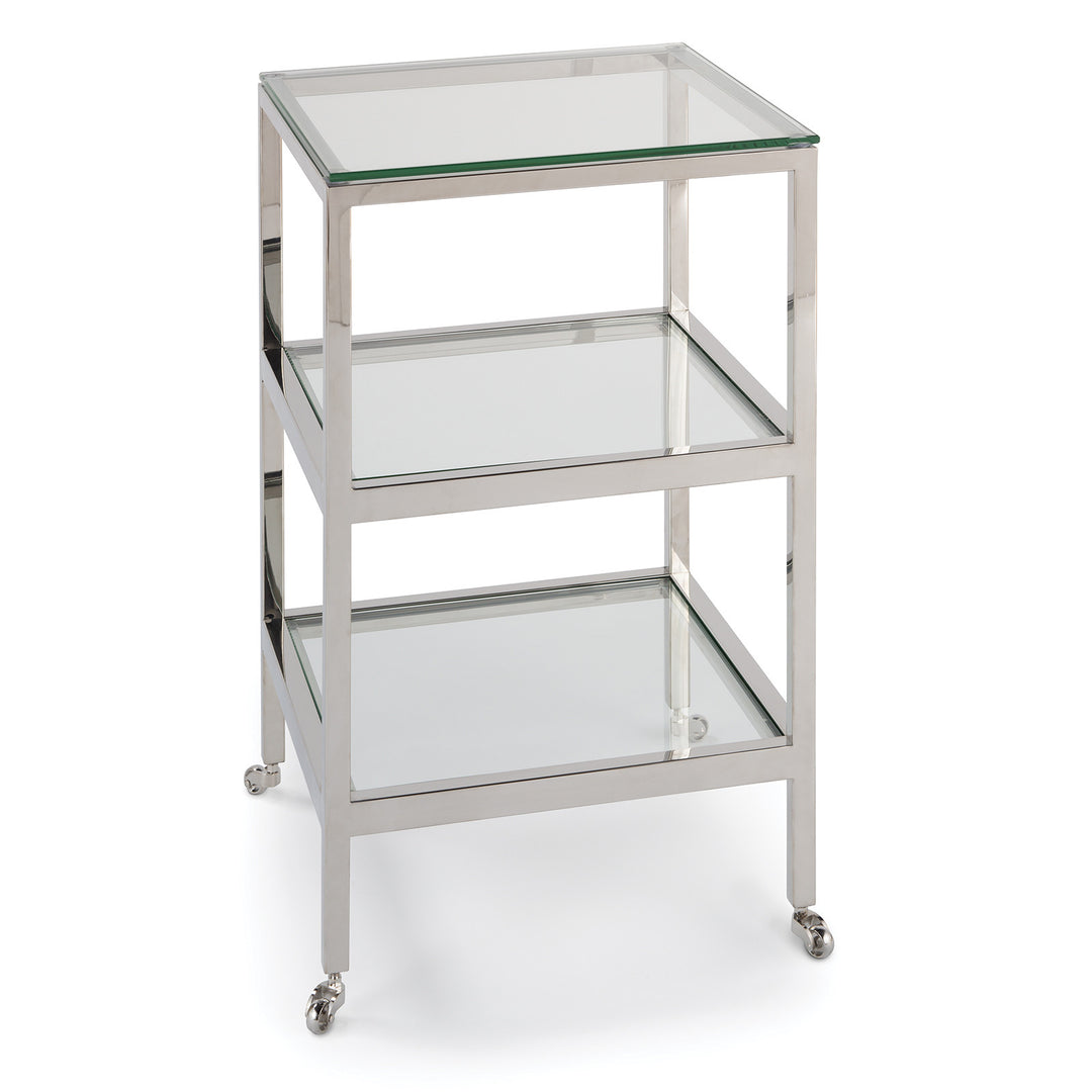 Alister Side Table (Polished Nickel)