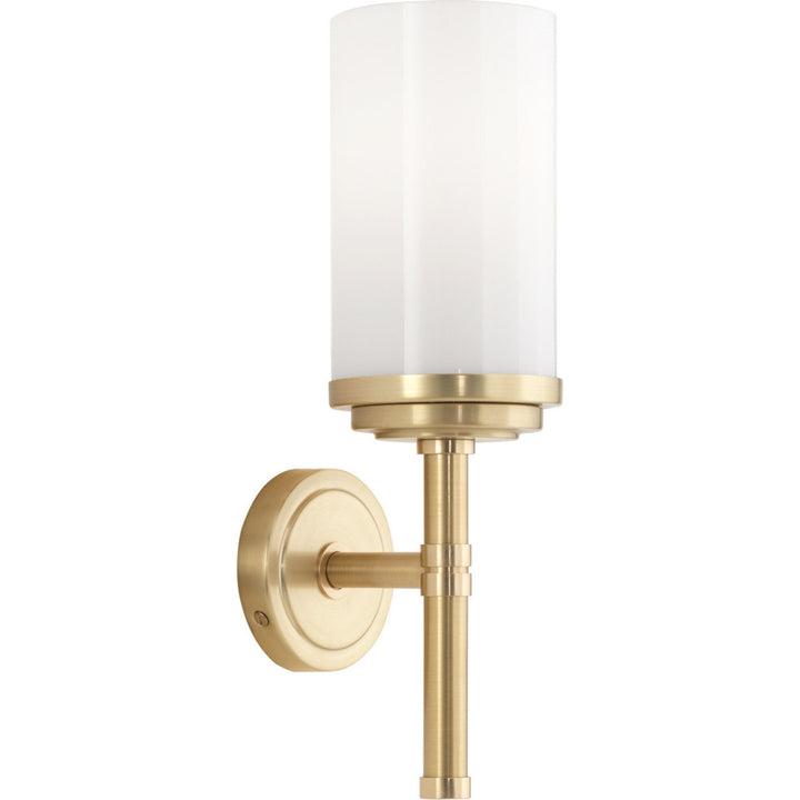 Halo Wall Sconce in Brushed Brass and Natural Brass