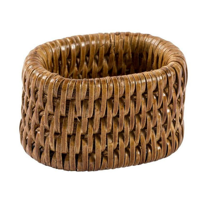 Rattan Napkin Ring - Dark