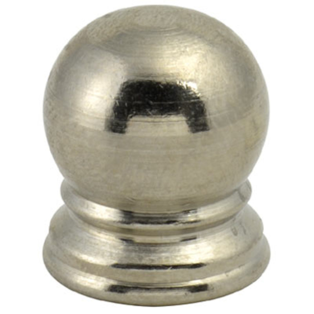 Polished Nickel Plated Ball Finial - ¾" h