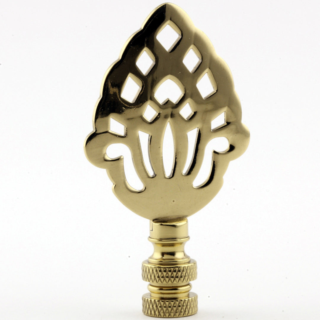 Acorn Silhouette Finial - POLISHED BRASS