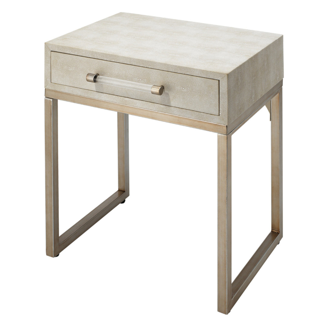 Kain Side Table, Ivory