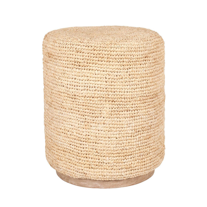 Surfside Round Ottoman/Stool, Natural