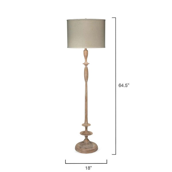 Petite Paro Floor Lamp - Wood